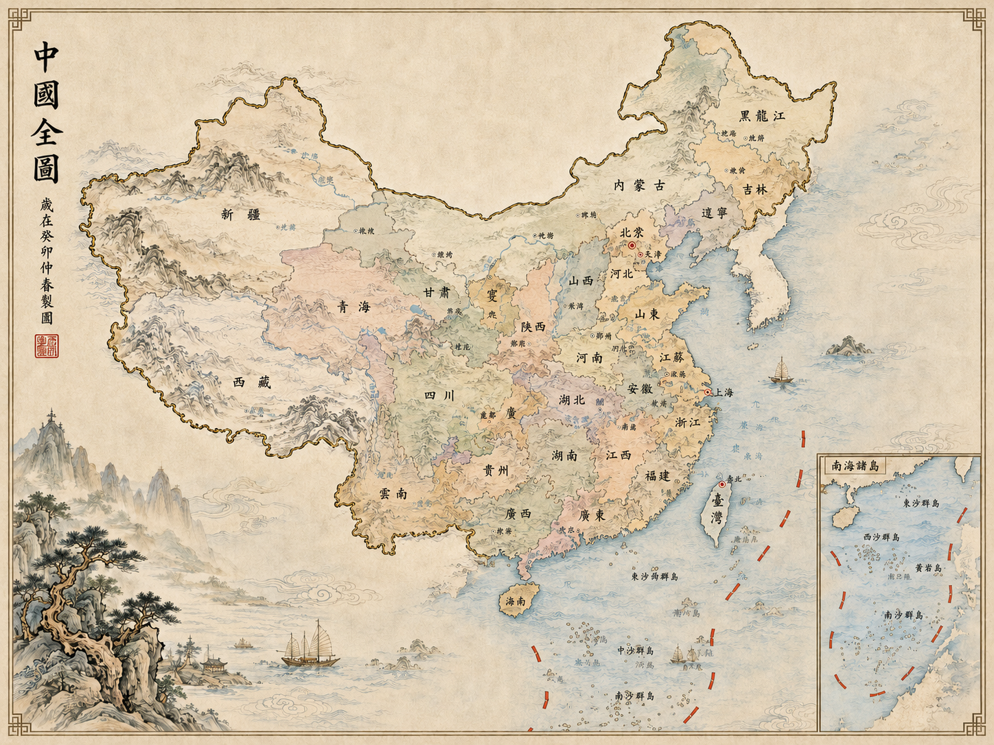 中国地图